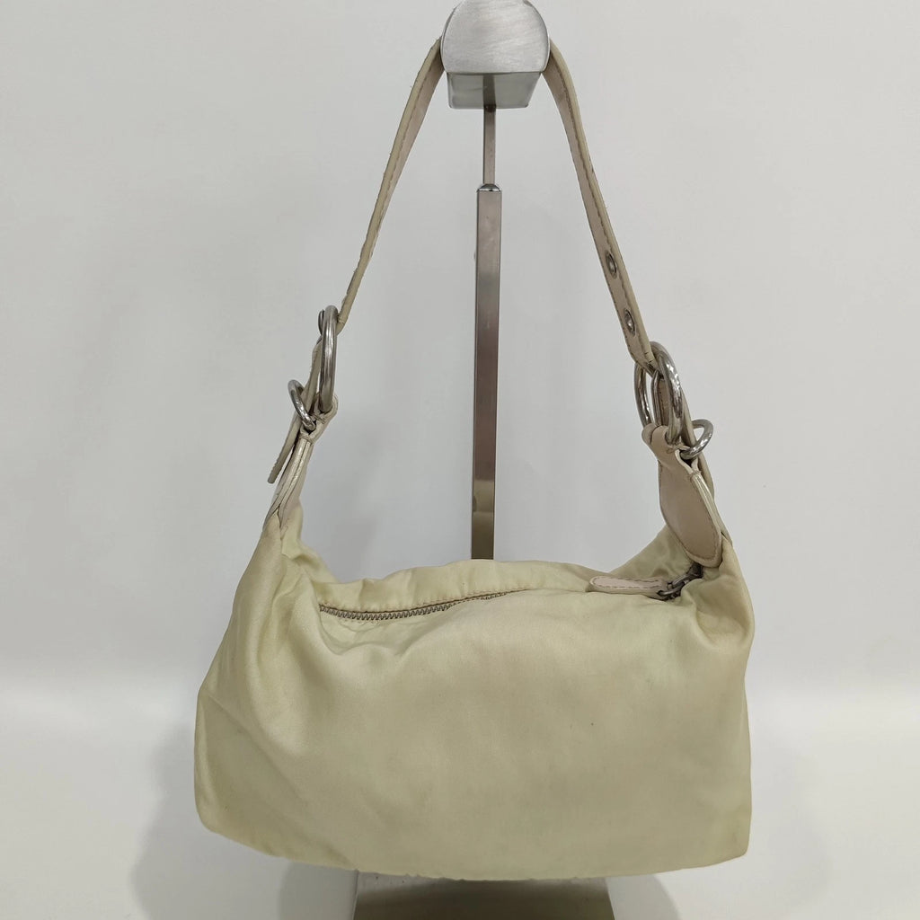 Prada Nylon Pillow Underarm Shoulder Bag For Women
