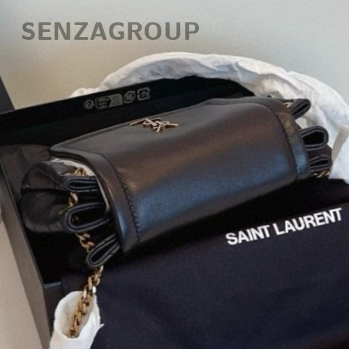 YSL Saint Laurent mini Nolita Diamond pattern Chain Strap Crossbody Brand NEW