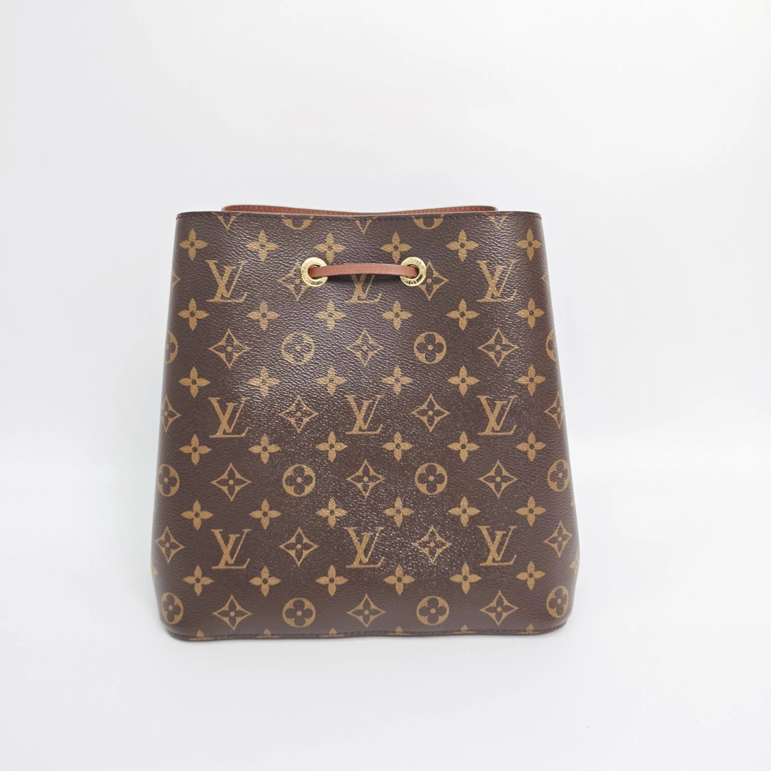 Louis Vuitton NeoNoe Monogram Brown Canvas Medium Bucket Bag For Women
