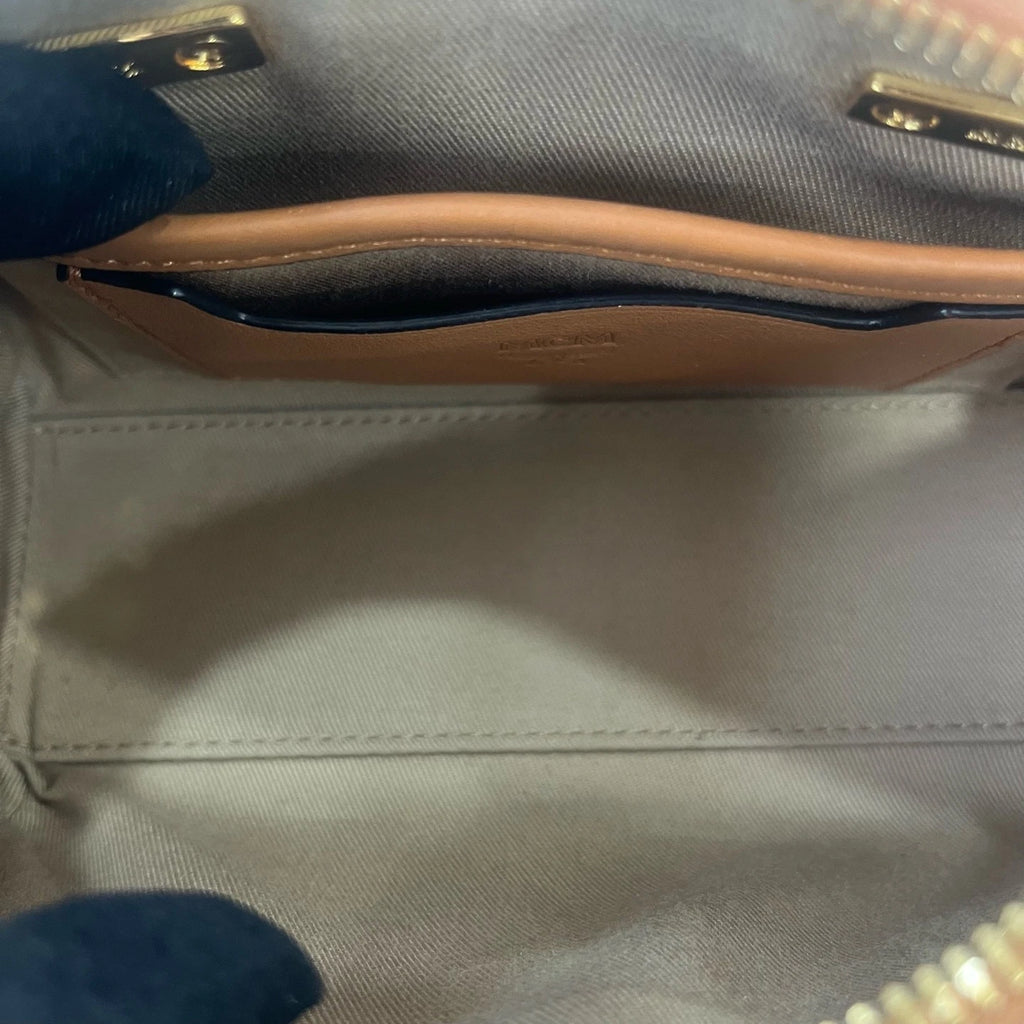 MCM Women Canvas Boston Top Handle Handbag