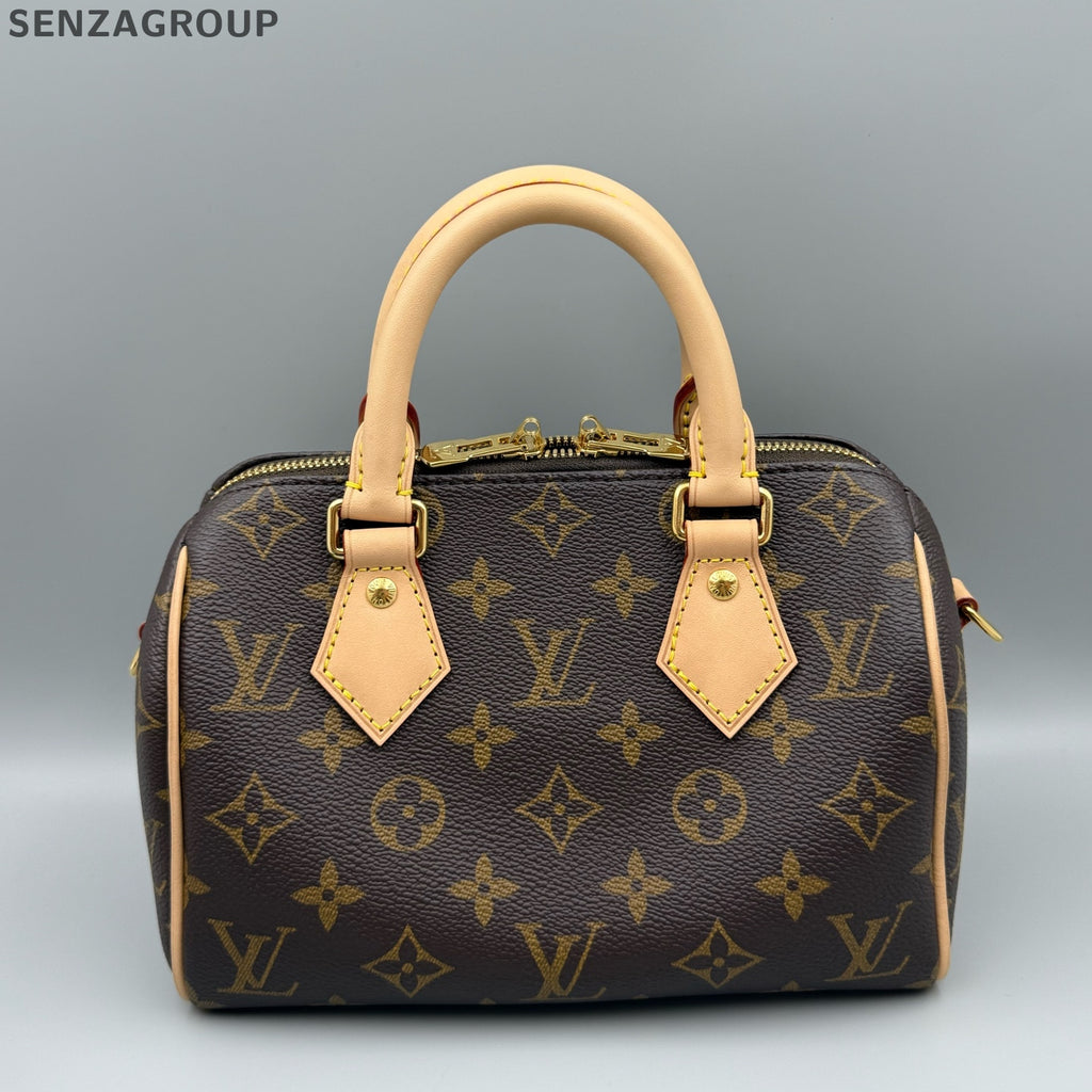 Louis Vuitton Speedy 20 Monogram Handbag Brown Classic Women's Bag