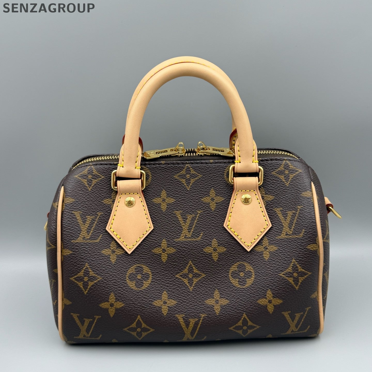 Louis Vuitton Speedy 20 Monogram Handbag Brown Classic Women's Bag