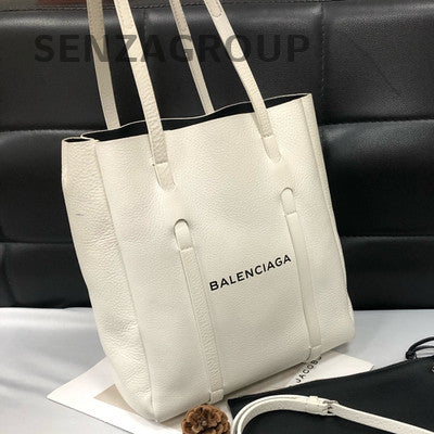 Balenciaga Leather Crossbody Bag Women's Classic Black White