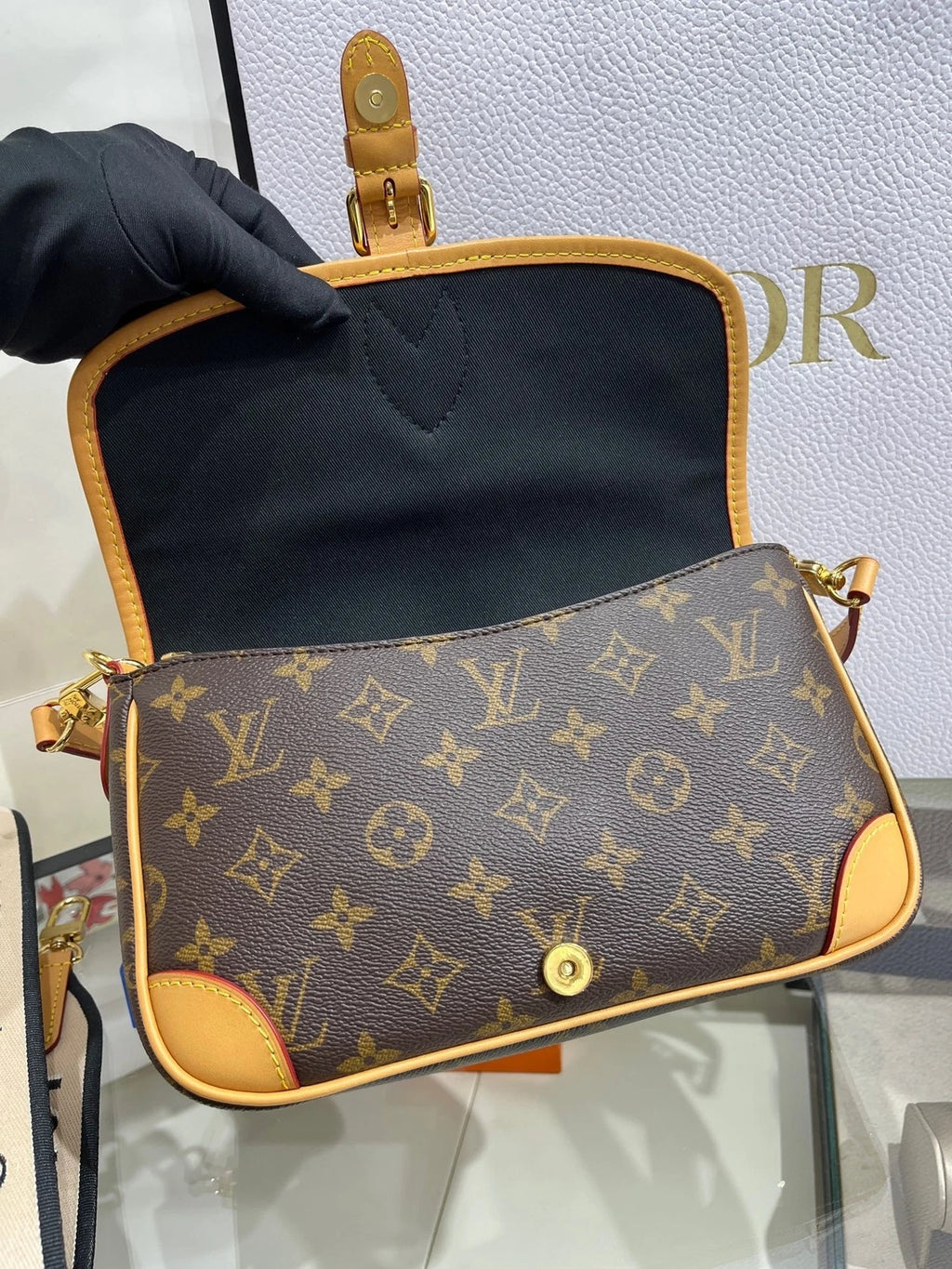 Louis Vuitton Monogram Canvas Shoulder Bag For Women