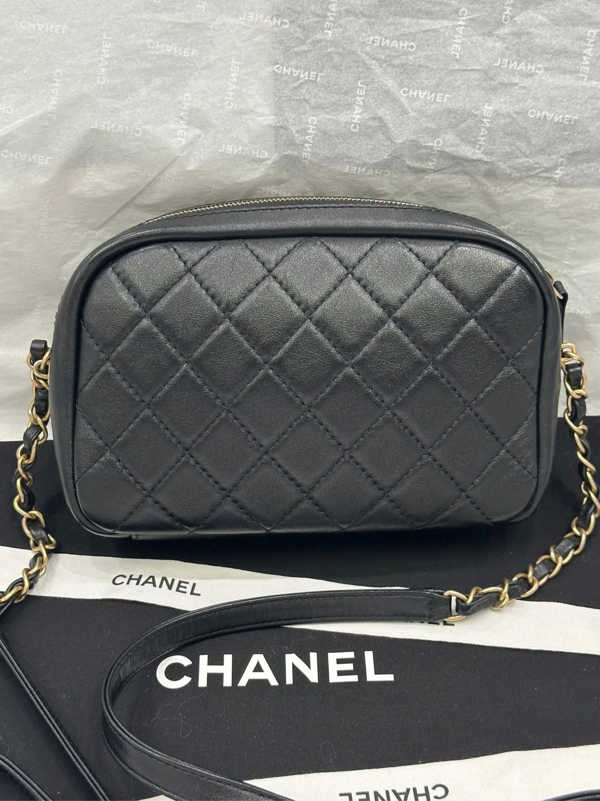 Authentic CHANEL Adjustable Strap Crossbody Bag For Women