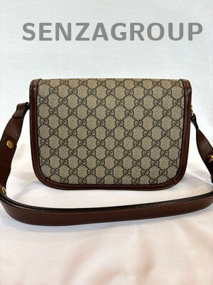 Gucci Beige Gold Shoulder Bag Women's Fashion Classic Handbag