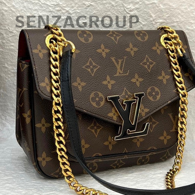 Louis Vuitton Passy Monogram Messenger Chain Crossbody Bag Classic Women