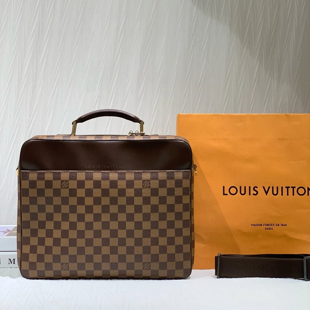 Louis Vuitton Damier Canvas Handbag Crossbody Shoulder Bag Women