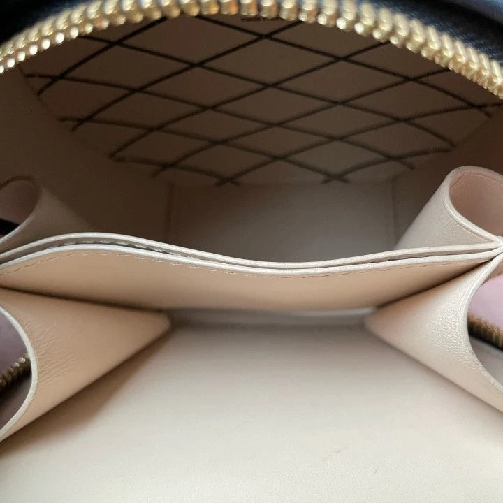 Louis Vuitton Mini Monogram Canvas Leather Round Crossbody For Women