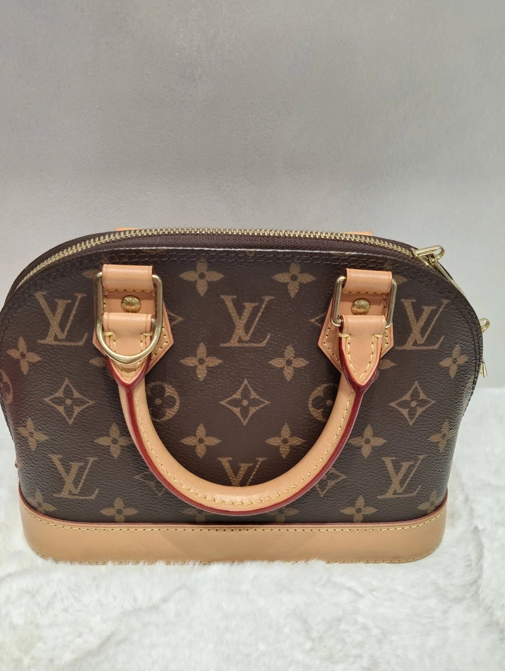 Louis Vuitton Monogram Canvas Mini Alma Shoulder Handbag For Women