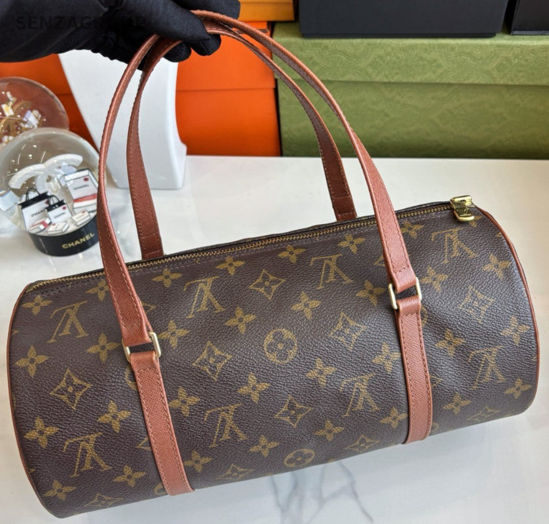 Louis Vuitton Monogram Papillon 30 Handbag Vintage