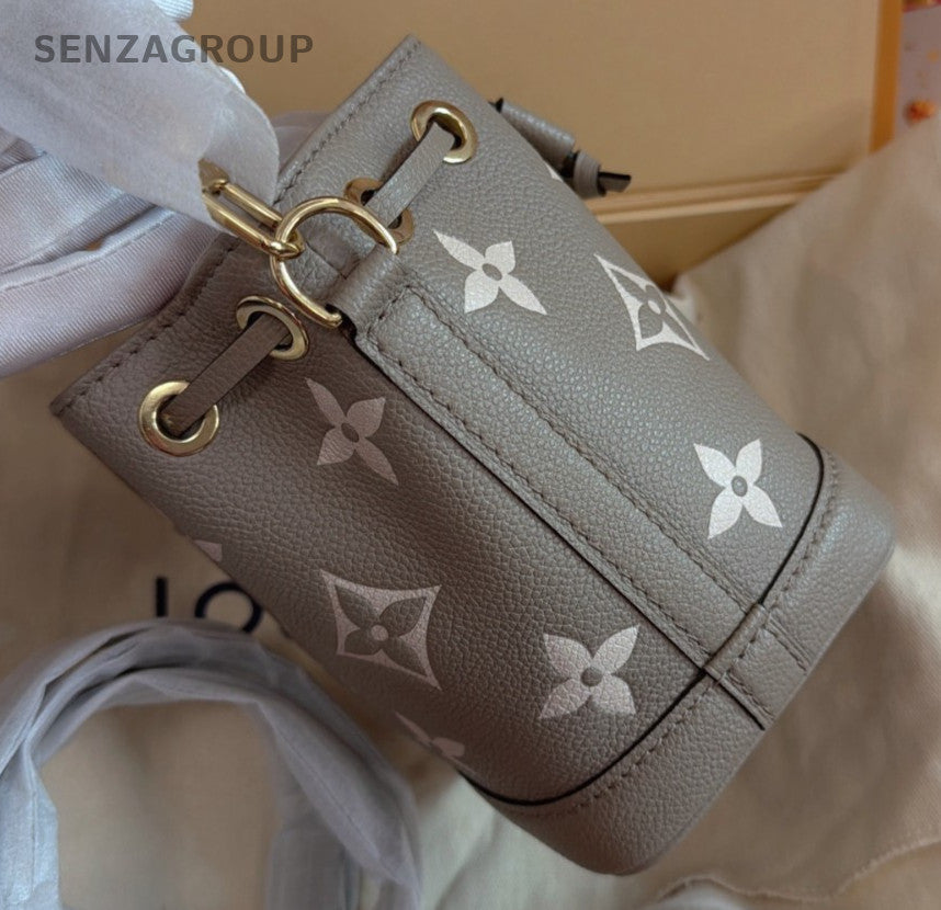 Louis Vuitton Nano Noe Mini Bucket Monogram Top Handle Shoulder Crossbody Women