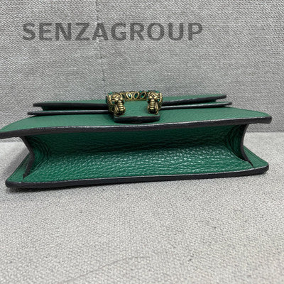 Gucci Dionysus Mini Chain Shoulder Bag Green Silver Hardware
