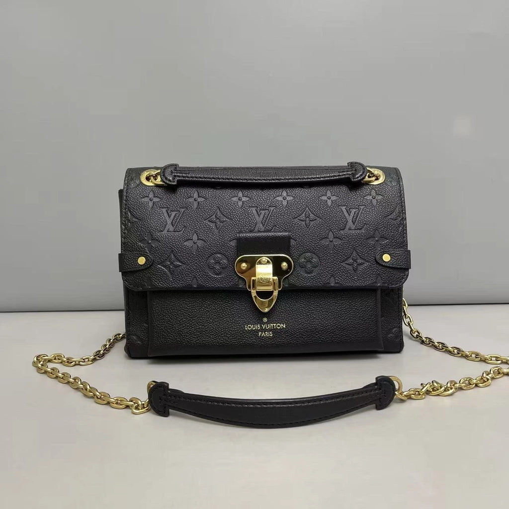 Louis Vuitton Vavin Black Gold Shoulder Bag Crossbody Excellent
