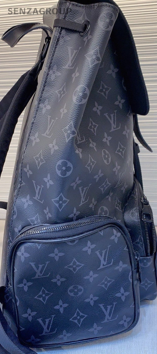 Louis Vuitton Monogram Backpack Black Hardware Unisex Adults Classic