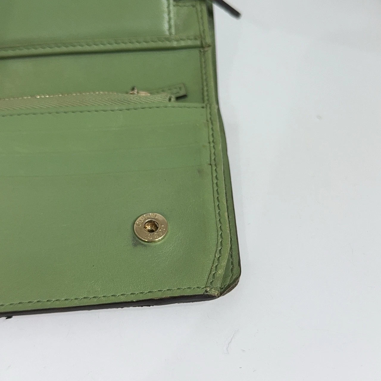 GUCCI Beige Monogram Canvas Long Wallet For Women