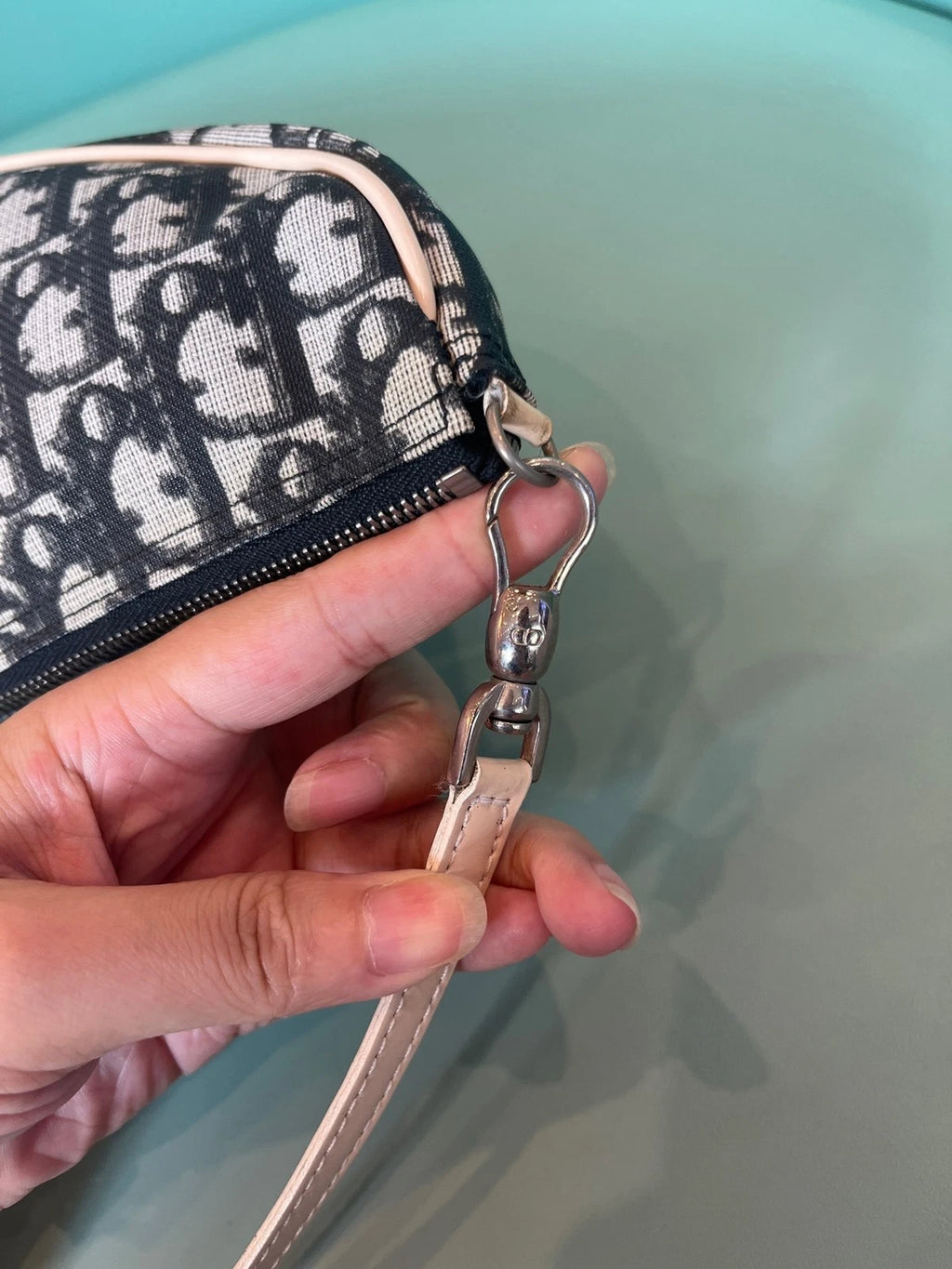 Dior Saddle White Shoulder Bag Excellent