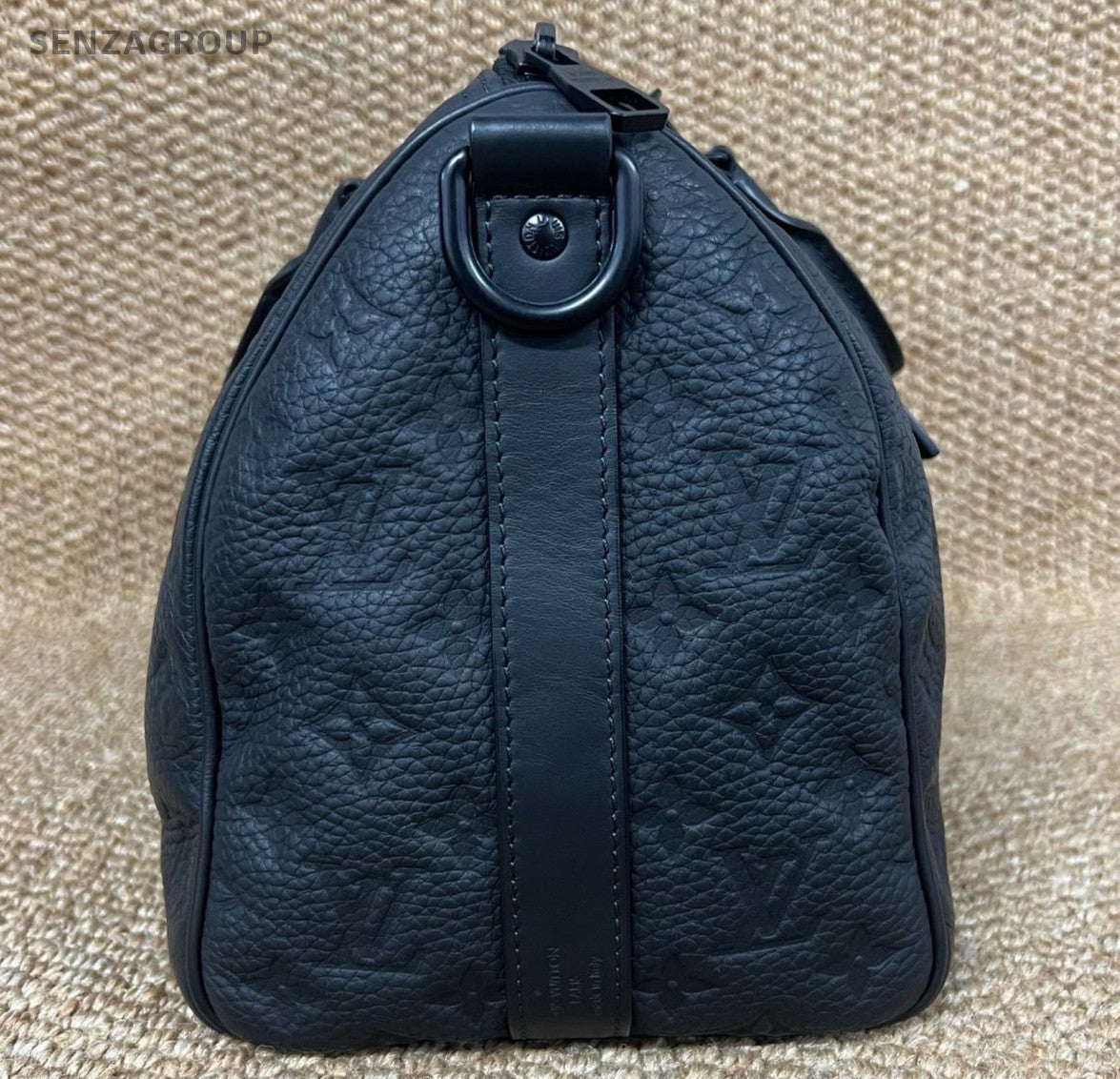 Louis Vuitton Keepall 35 Monogram Top Handle Bag Crossbody Unisex Adults  Black
