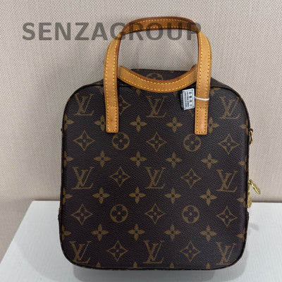 Louis Vuitton Vintage Monogram Brown Gold Buckle Handbag Shoulder Bag