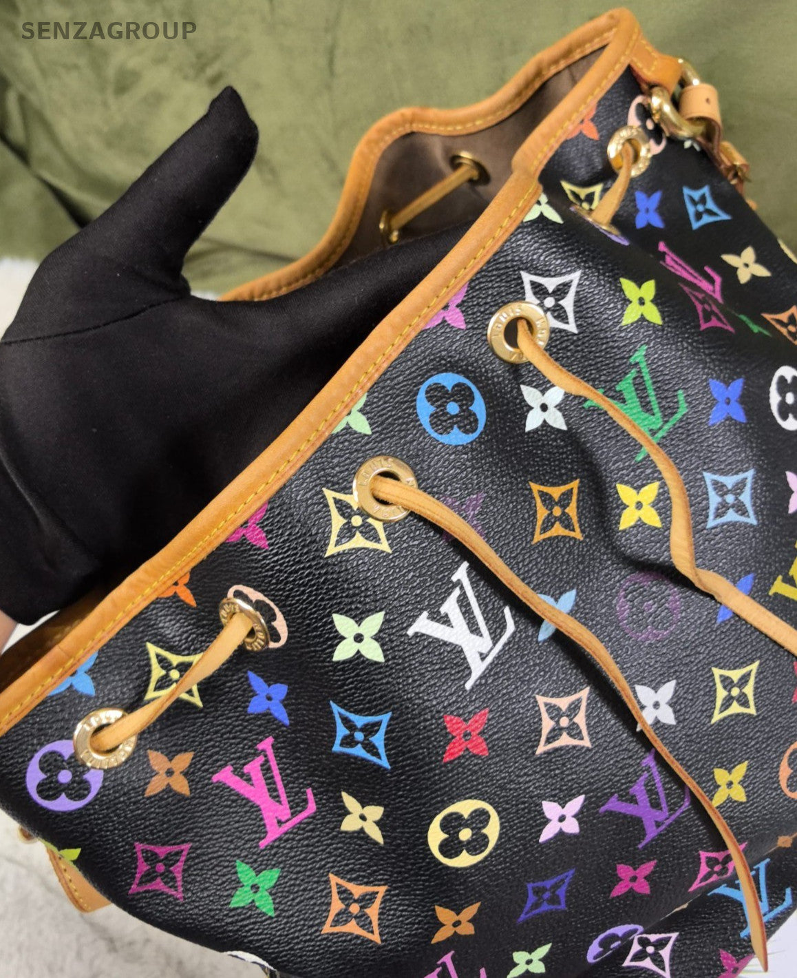 Louis Vuitton Noe MM Drawstring Bucket Colorful Shoulder bag Women