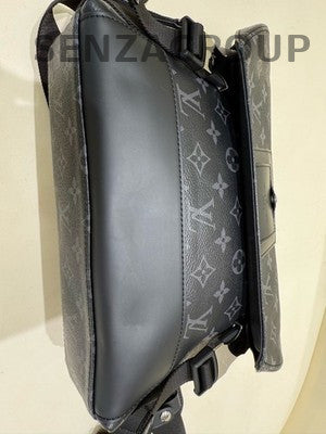 Louis Vuitton Voyager Black Monogram Shoulder Crossbody Bag Men's Classic