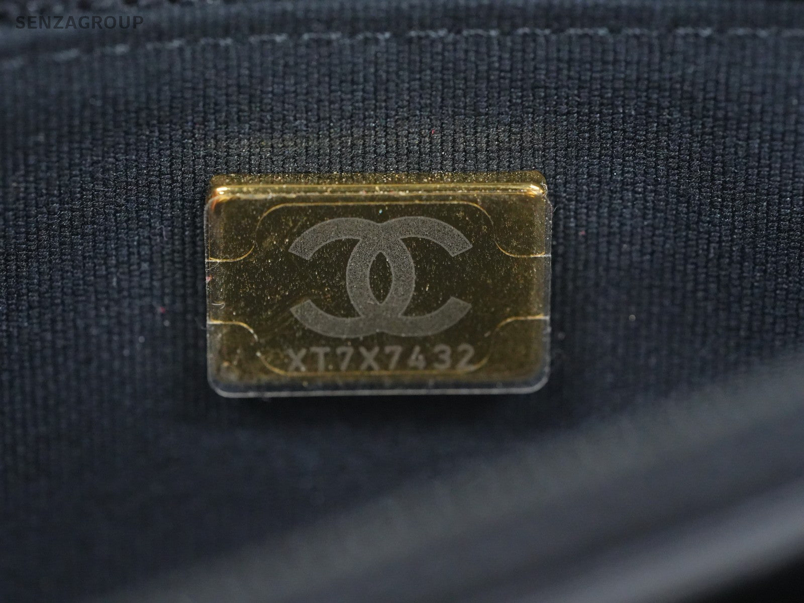 CHANEL Leboy Woc Calfskin Chain Shoulder bag Black Gold Women Classic
