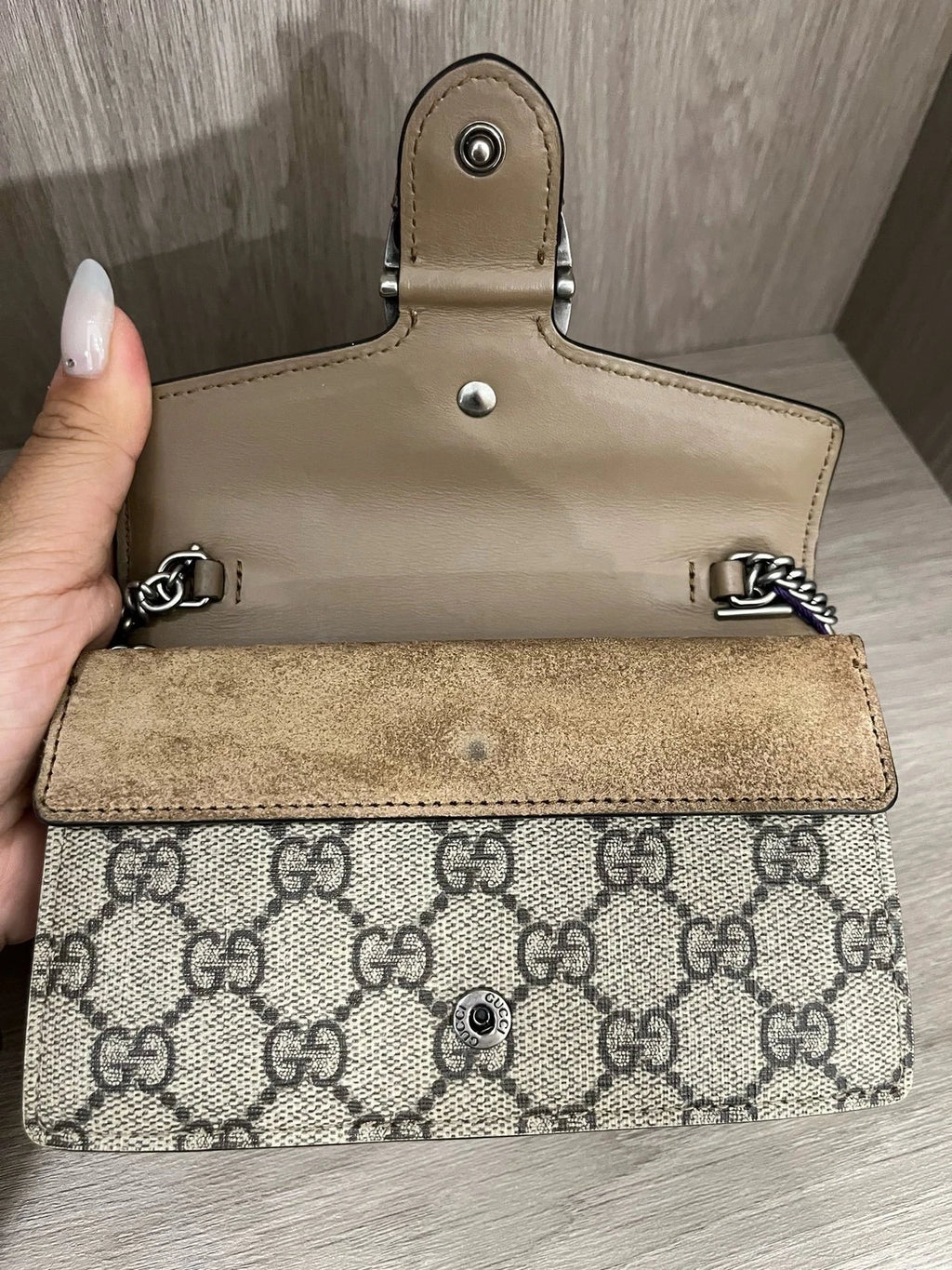 Gucci Dionysus Canvas Shoulder Bag Crossbody Excellent