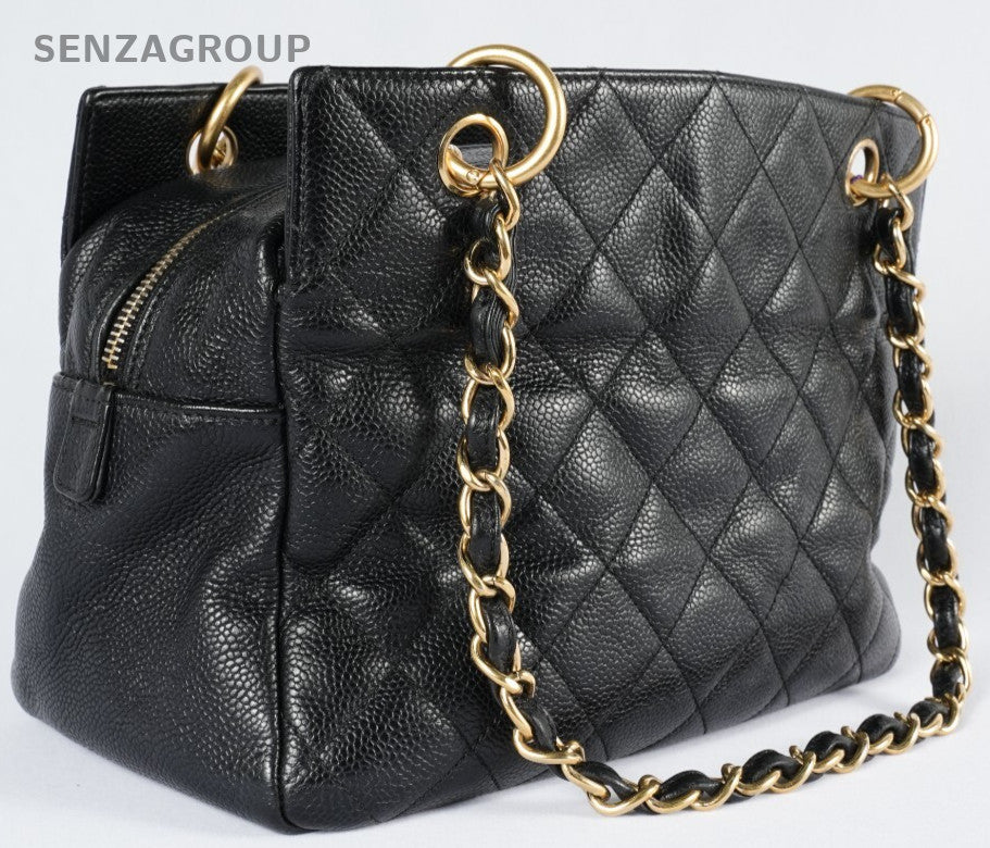 Chanel Quilted Caviar Petite timeless tote