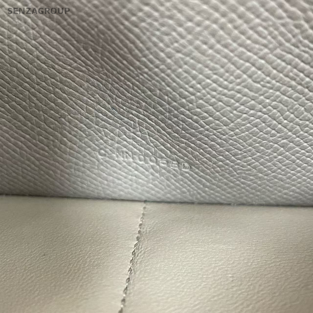 Hermes Kelly Long Wallet Epsom Leather Gray Gold Women