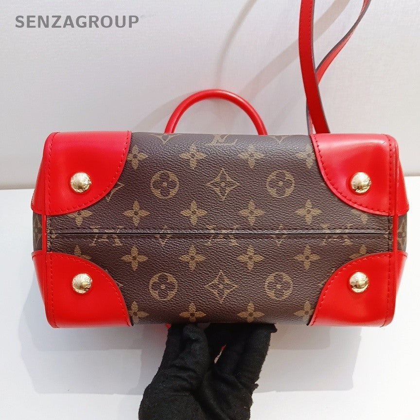 Louis Vuitton Phenix Monogram Handbag Shoulder Bag Brown Gold Women Classic