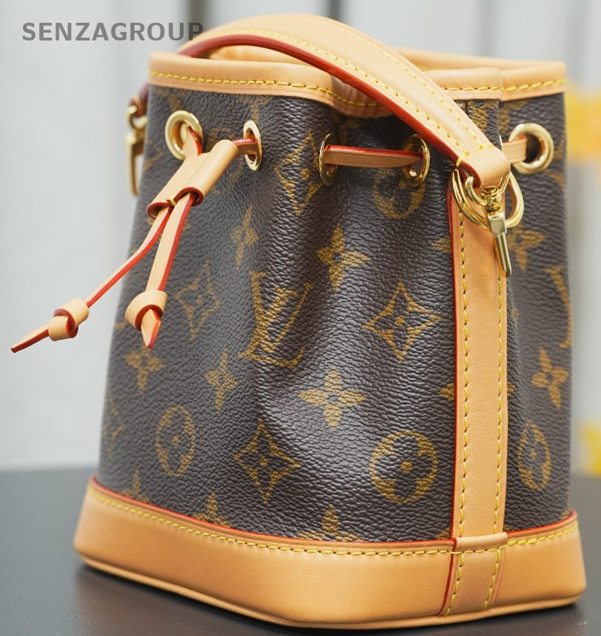 Louis Vuitton M81266 Monogram Coated Canvas Nano Noe Crossbody Bag