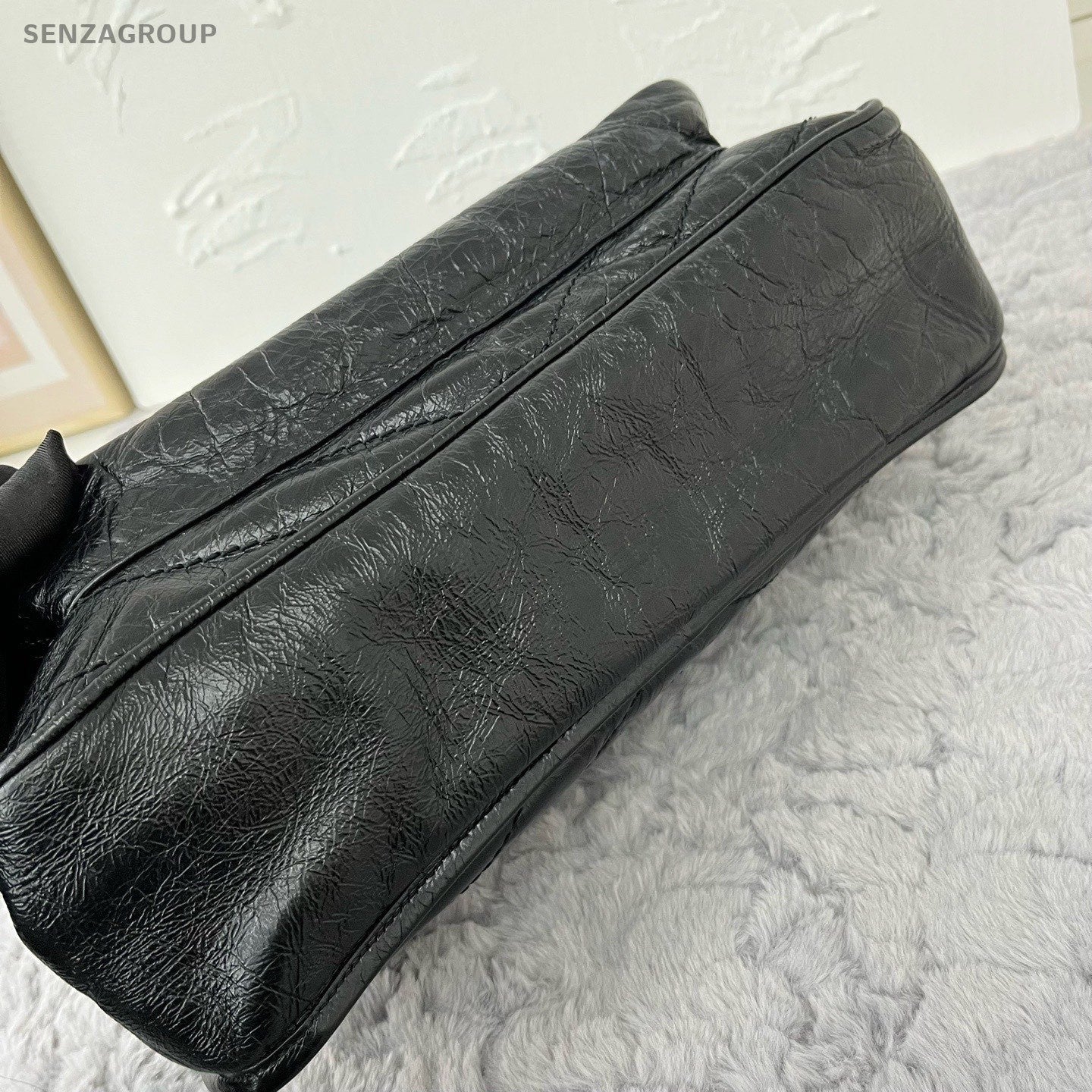 Saint Laurent Niki GM Chain Shoulder Bag Black Silver Used Women Classic