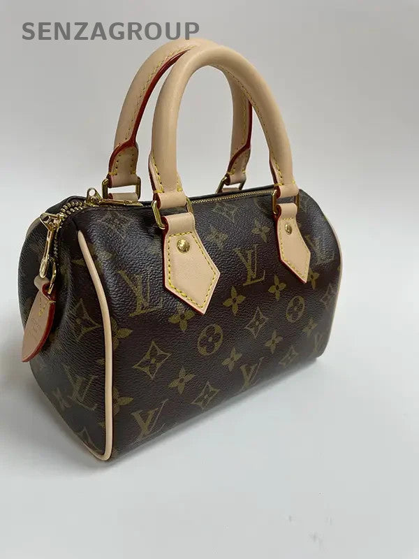 SJ0001 Louis Vuitton Speedy 20 with Black edged  adjusta
