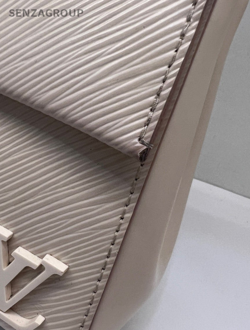 Louis Vuitton Cluny mini Epi Leather Top Handle Bag White Women Classic