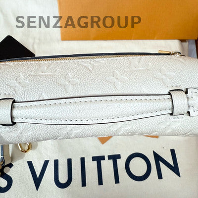 Louis Vuitton Embossed Mailbag Messenger Bag - Platinum White Shoulder Crossbody