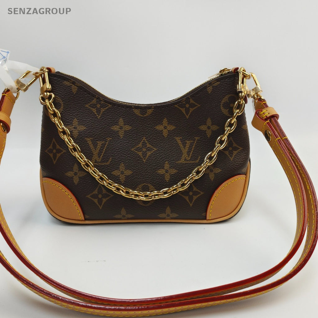SJ0001 Louis Vuitton Multi Pochette boulogne nano Shoulder Bag Brown Canvas