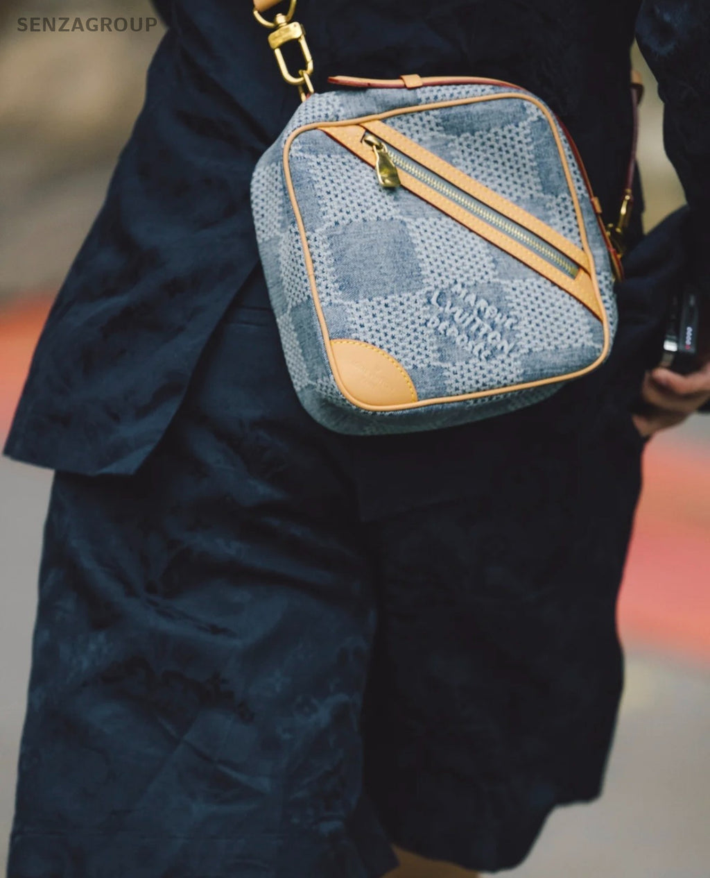 Louis Vuitton Chess 3D Damier Ebene Denim Shoulder bag Crossboy Almost Brand NEW