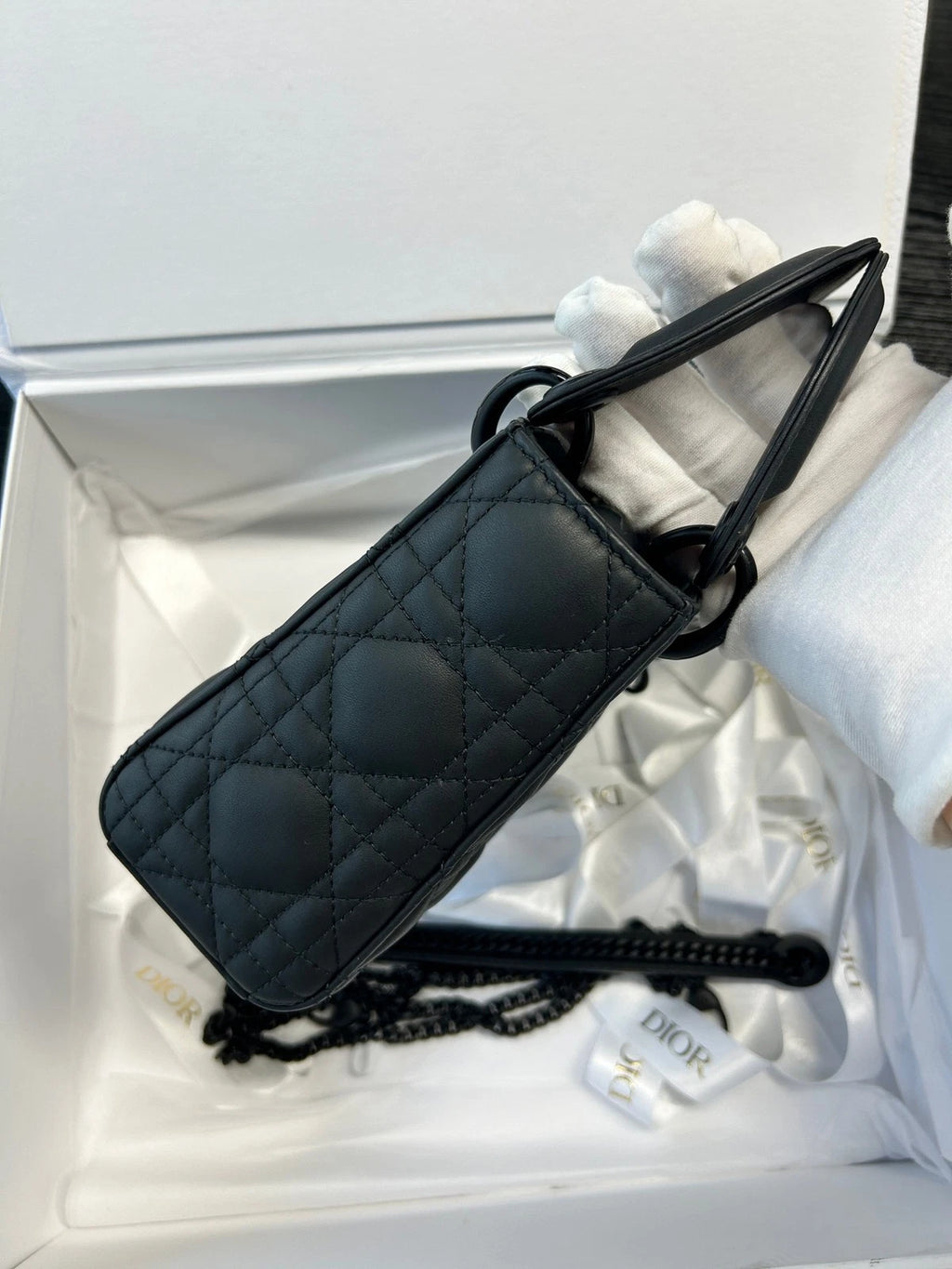 Dior Lady Dior Crossbody Handbag Excellent