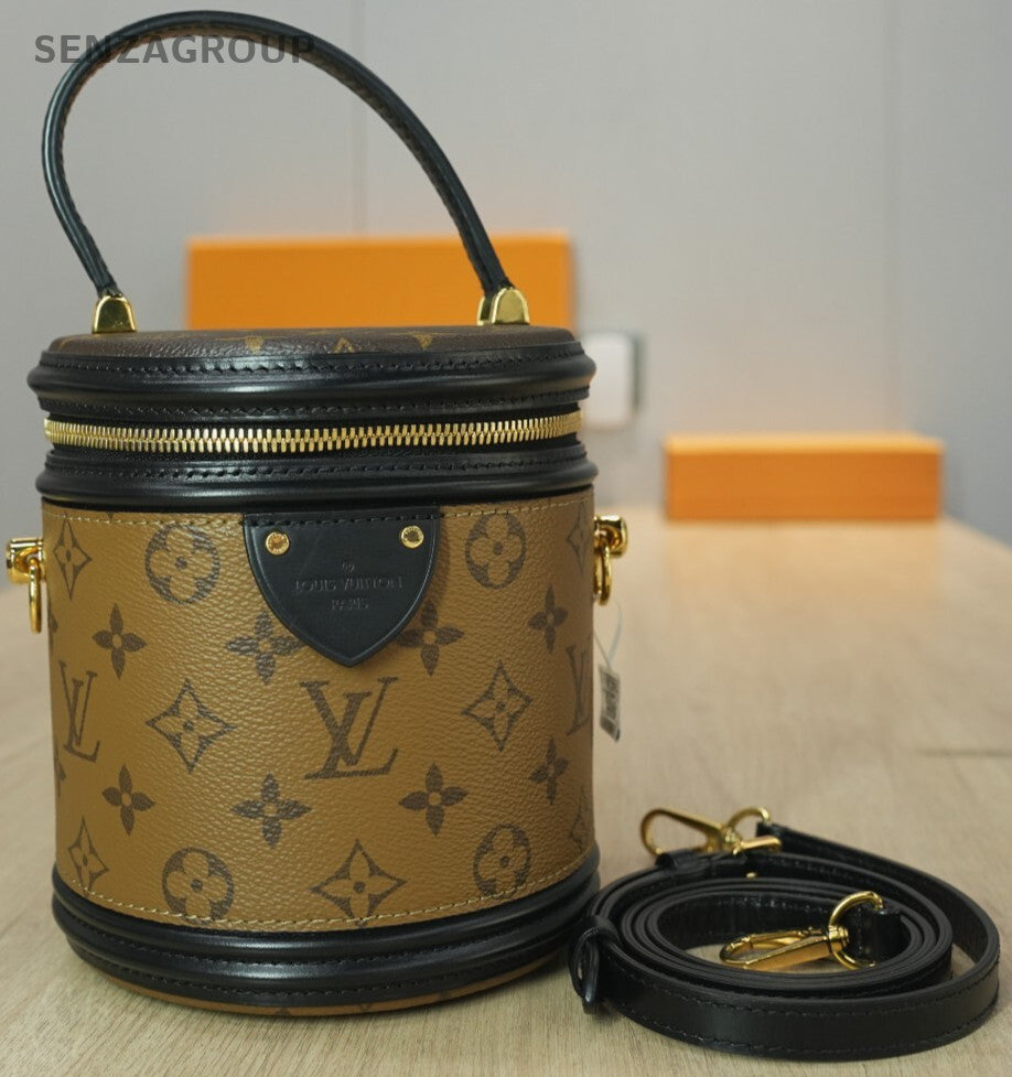 LOUIS VUITTON Cannes Monogram Canvas Shoulder Handbag  M43986