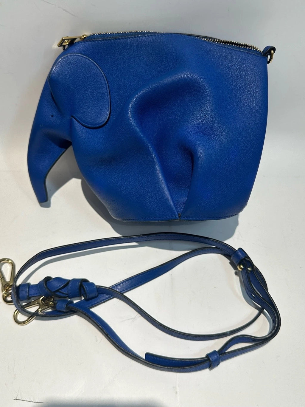 Loewe Blue Cute Elephant Shoulder Bag For Women