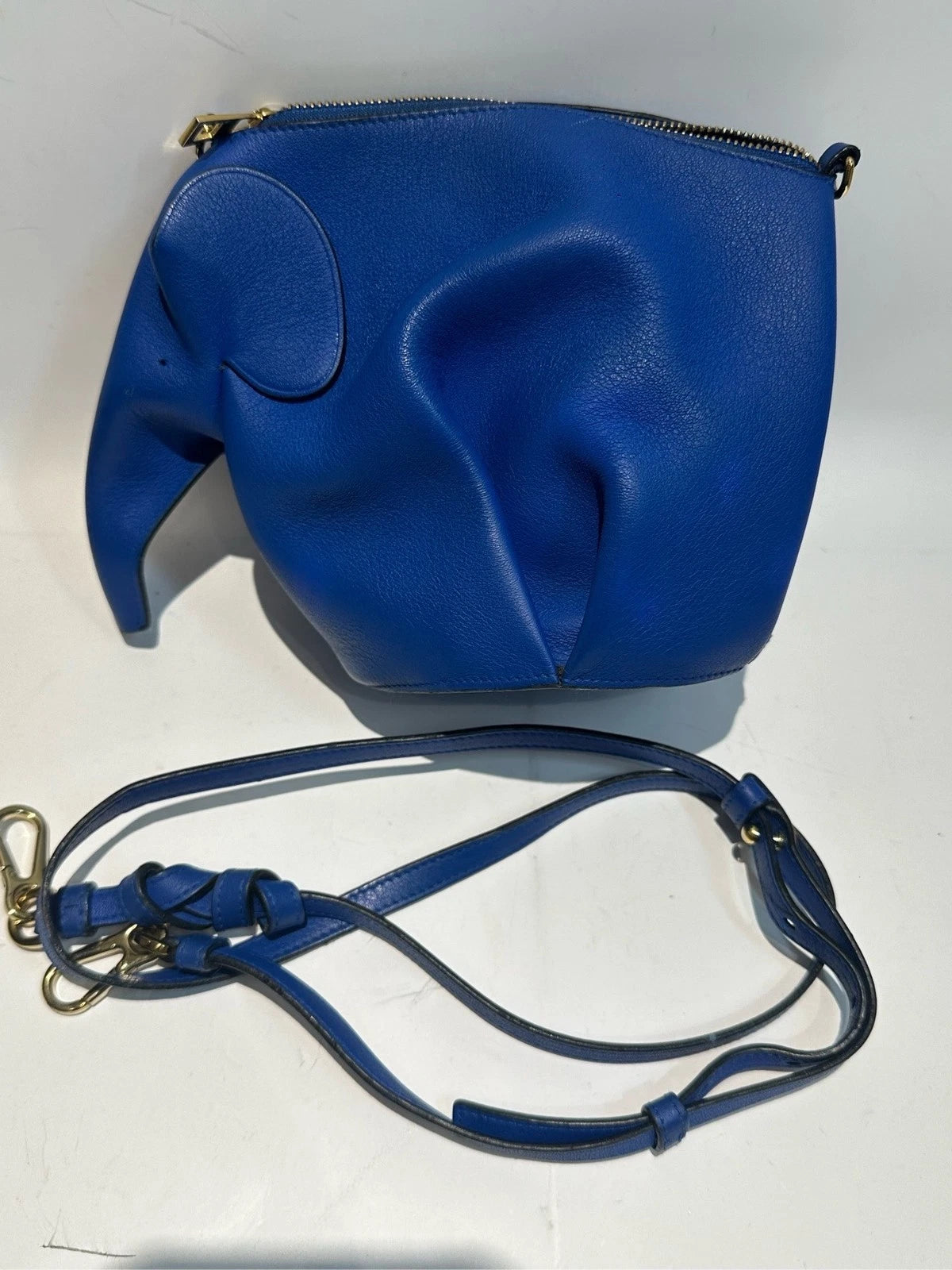 Loewe Blue Cute Elephant Shoulder Bag For Women