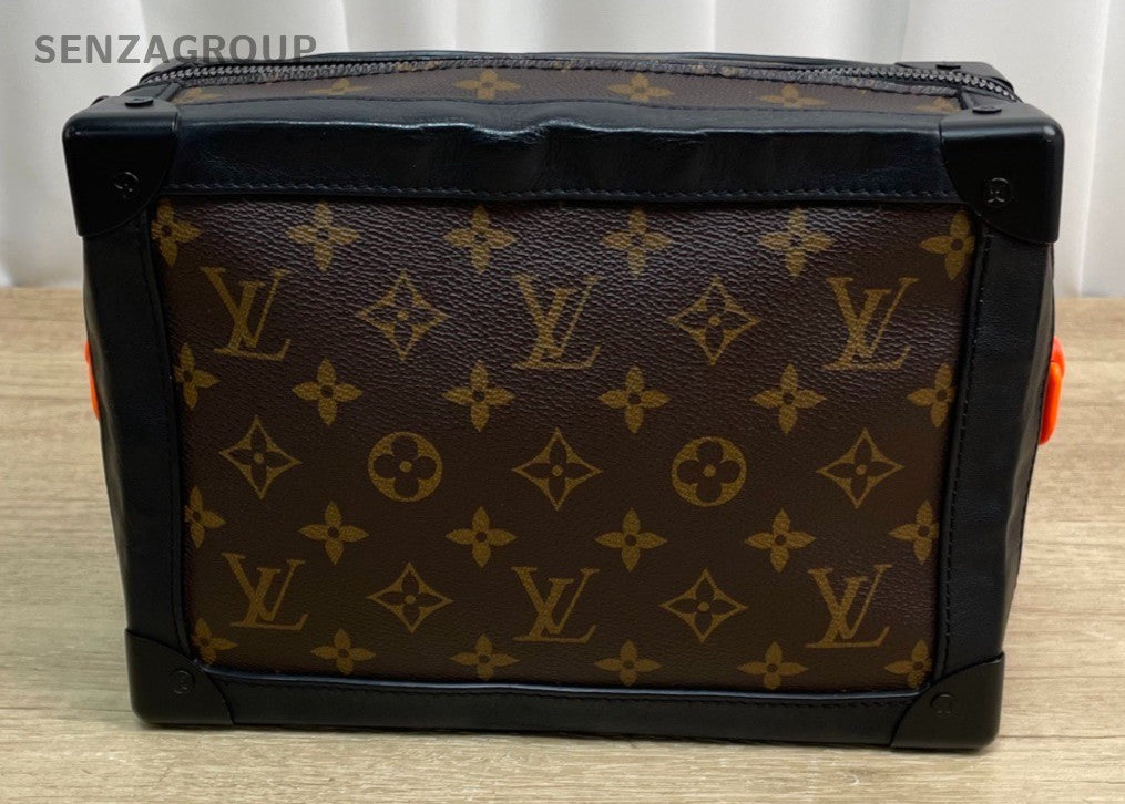Louis Vuitton Soft Trunk Monogram Shoulder Bag Crossbody Brown Unisex Adults