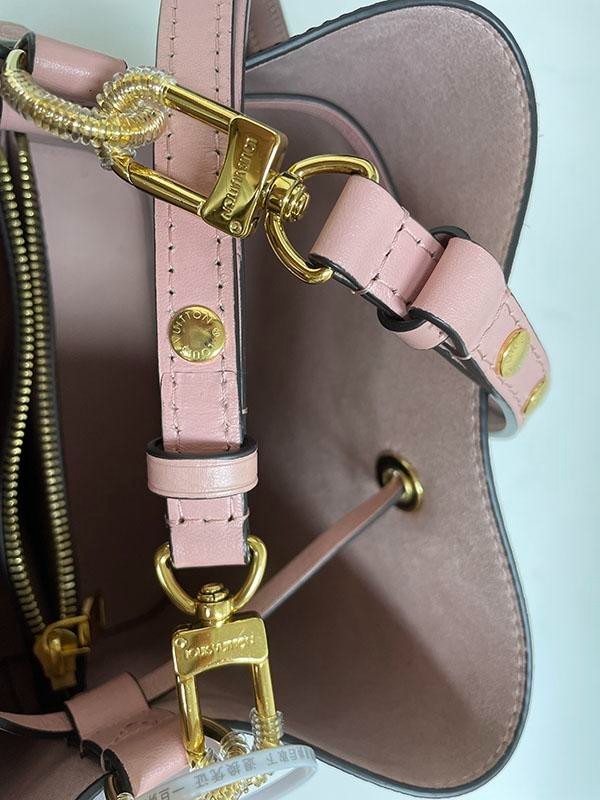 Louis Vuitton NeoNoe Shoulder bucket Bag MM Brown Canvas Monogram Women Classic