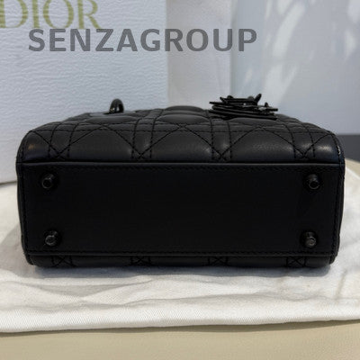 Dior Lady Dior So Black Chain Crossbody Bag Classic Women's Handbag