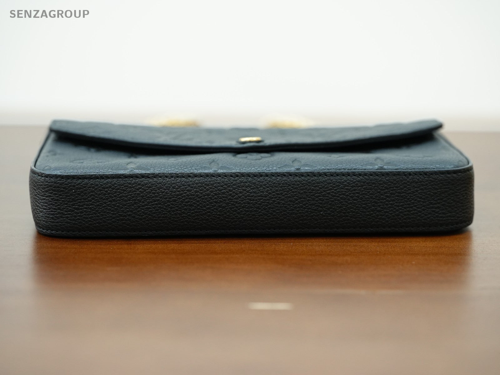 Louis Vuitton Félicie Pochette Black Monogram Empreinte Shoulder bag Chain