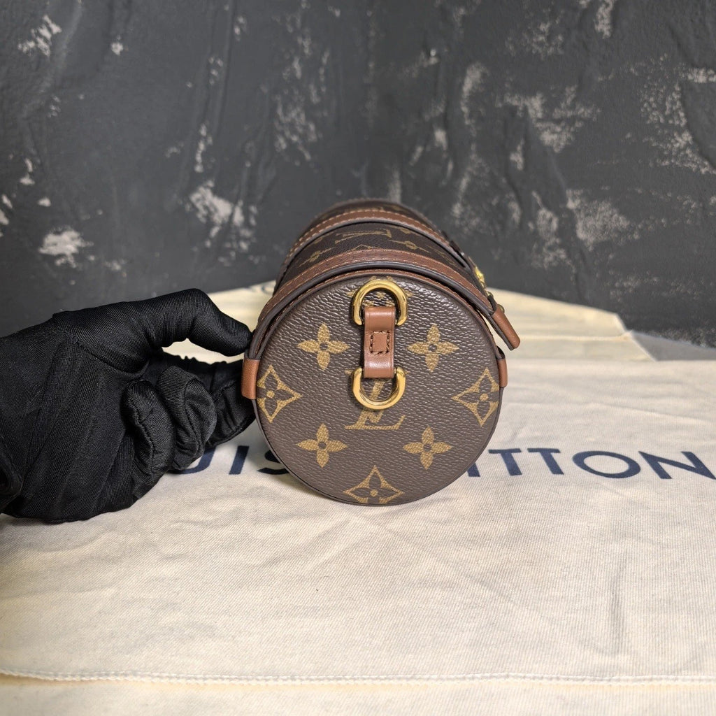 Louis Vuitton Papillon Canvas Shoulder Bag For Women