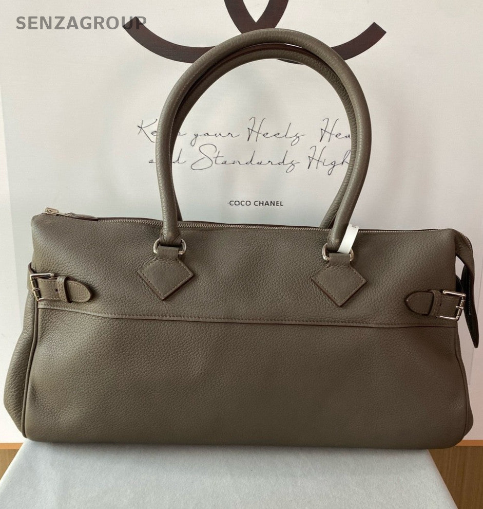 Hermes Altas Shoulder Tote Shoulder Bag Unisex Adults Classic Fashion Silver