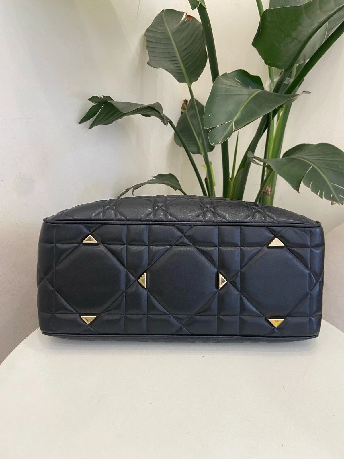 Dior Black Calfskin Medium Lady Handbag Shoulder Bag For Women
