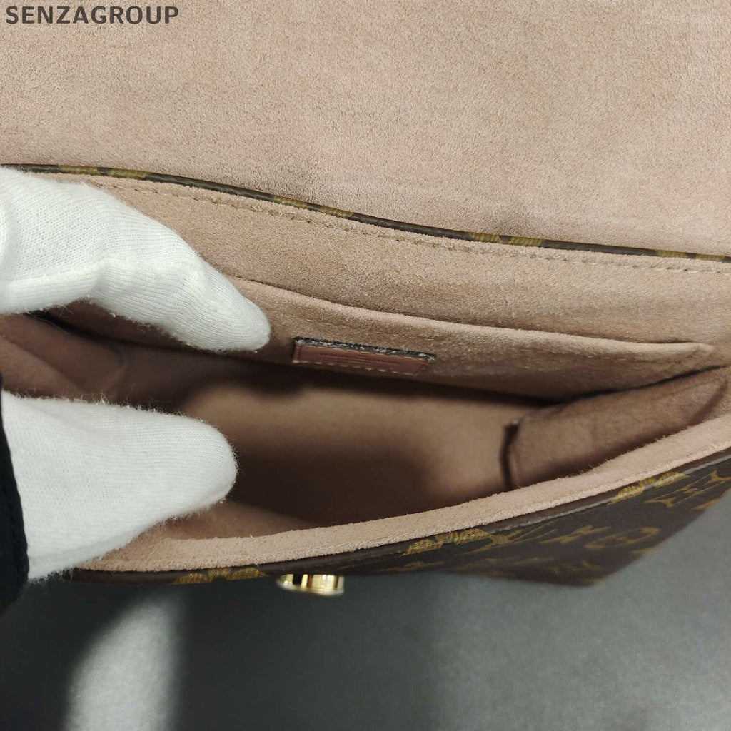 Louis Vuitton Monogram Locky BB Pink & Brown Handbag Shoulder Crossbody