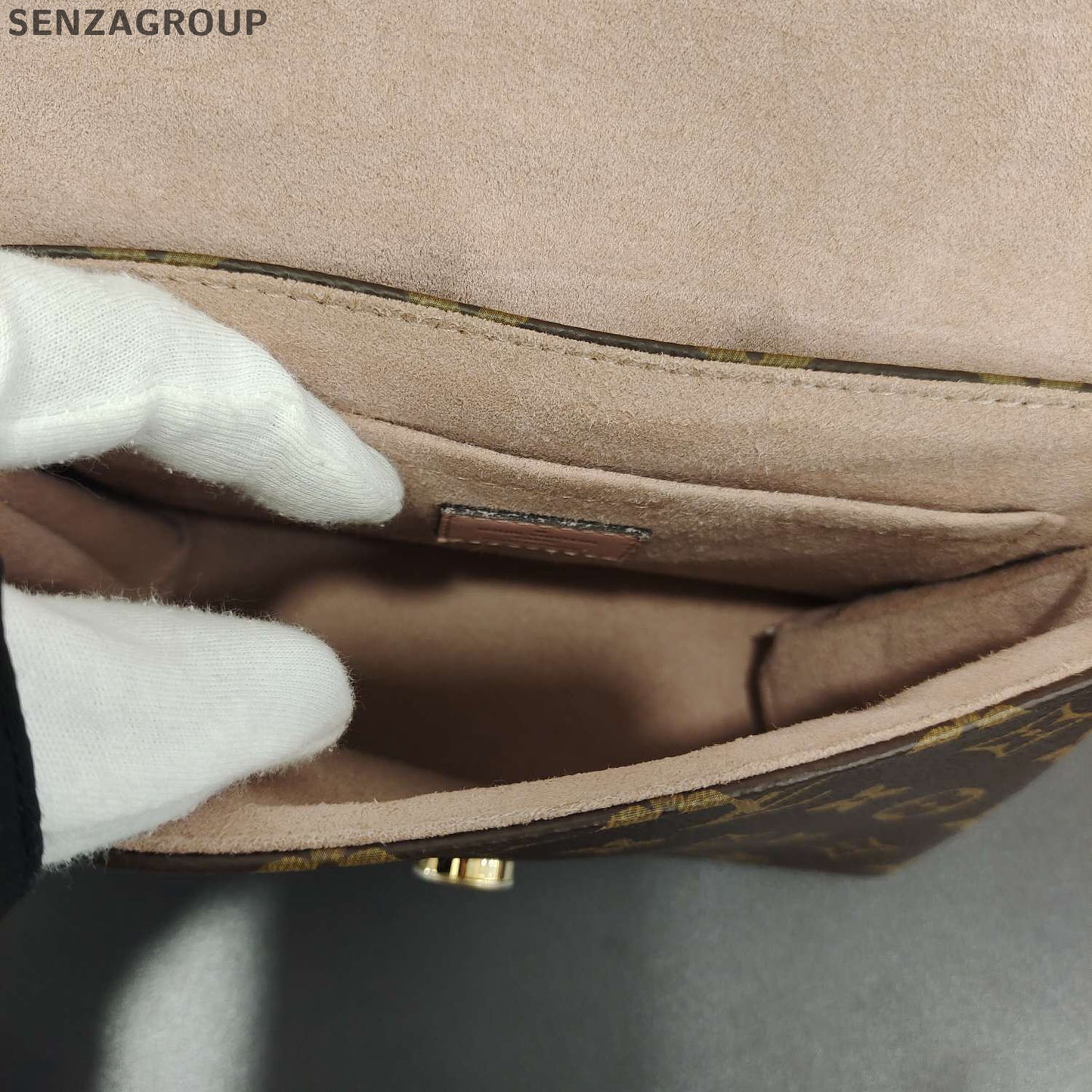 Louis Vuitton Monogram Locky BB Pink & Brown Handbag Shoulder Crossbody